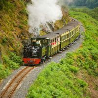 Vale of Rheidol steam railway from Aberystwyth to Devil's Bridge